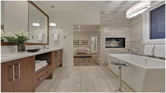 Kinesiska White Wooden Marble