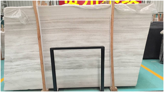 Kinesiska White Wooden Marble