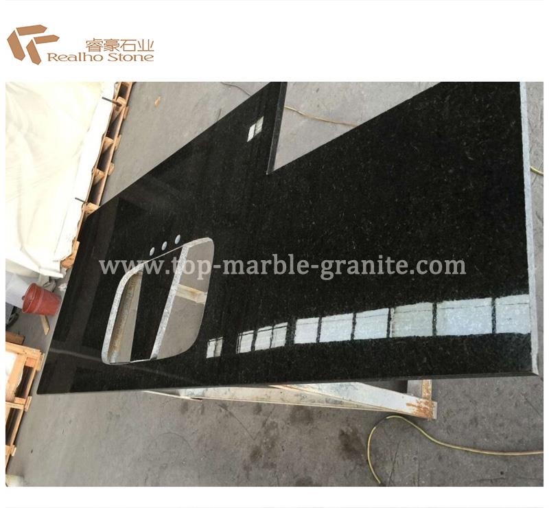 svarta granitbänkskivor black granite countertops