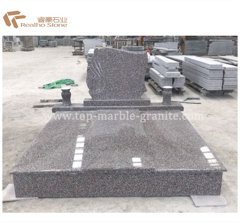 red granite stone monument