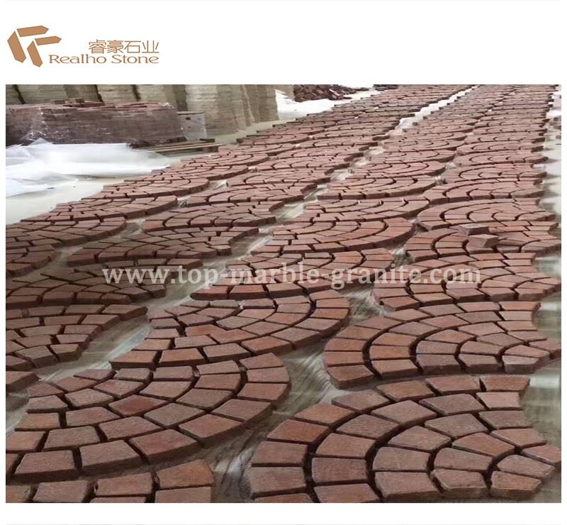 Red Granite Pavings