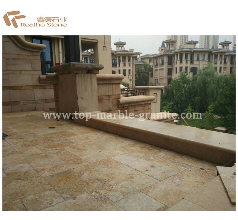 french pattern travertine tile