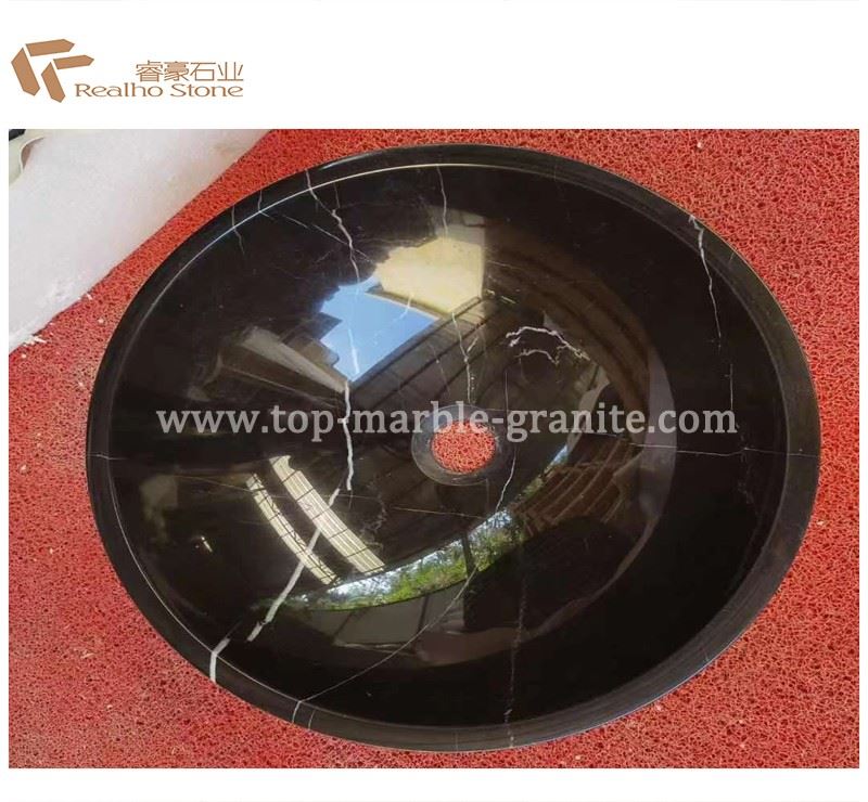 black marble basin