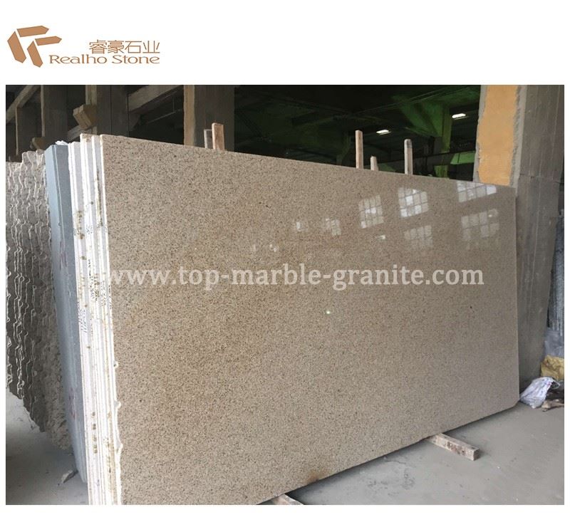 golden granite paving slabs