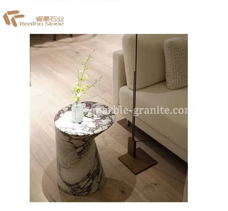 marble plinth side table
