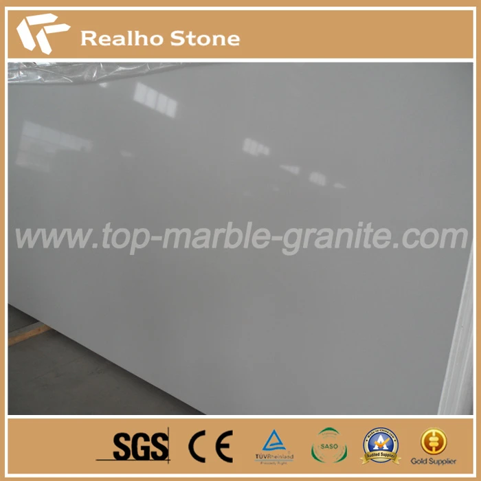 Pure Polar White Quartz Stone Plattor