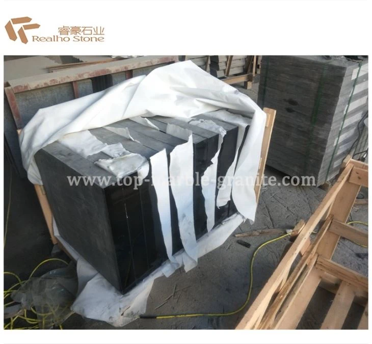 Natural Stone Mongolian Black Granite Block