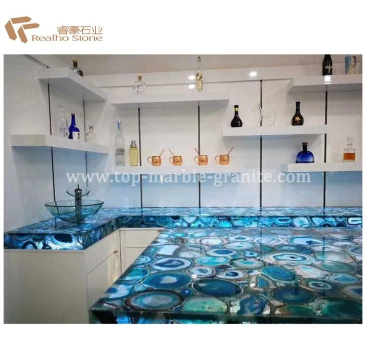Luxury Agate Stone Kitchen Countertop