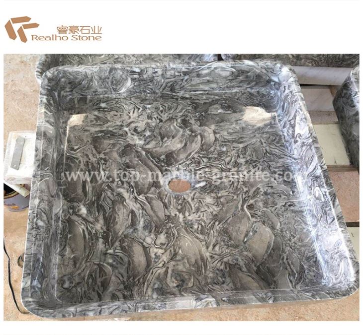 Grey Marble Basin