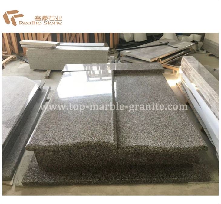 Poland Style G361 Red Double Granite Monument
