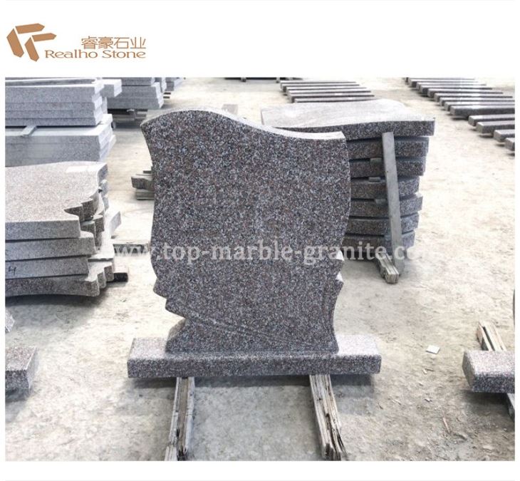 Poland Style G361 Red Double Granite Monument