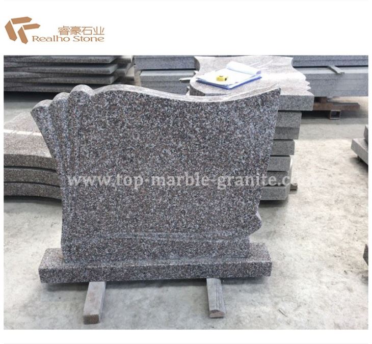 Poland Style G361 Red Double Granite Monument