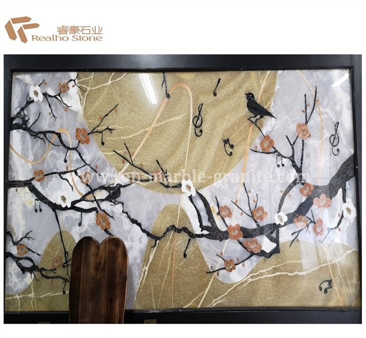 marble medallion for the landscape