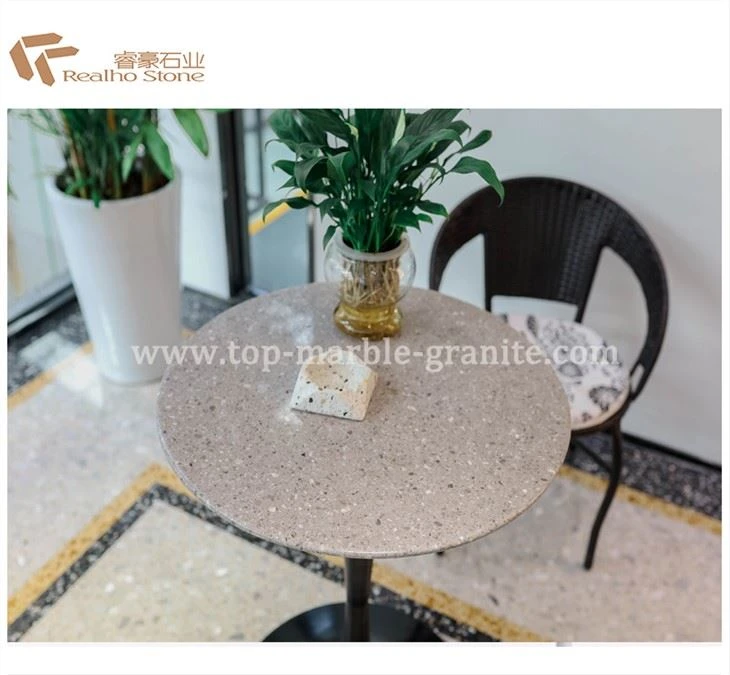 Vit Terrazzo bordsskiva