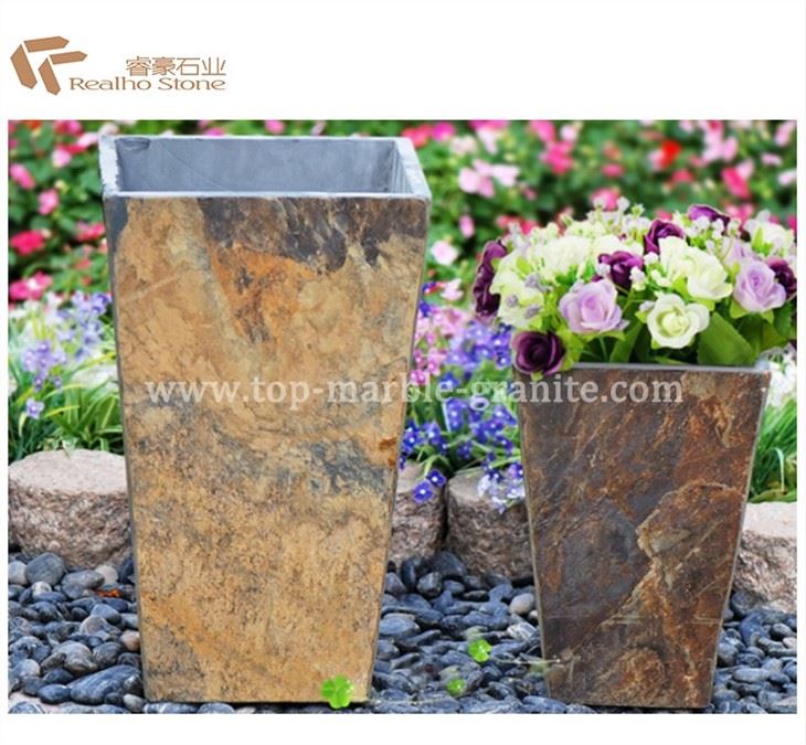 Rusty flower pot