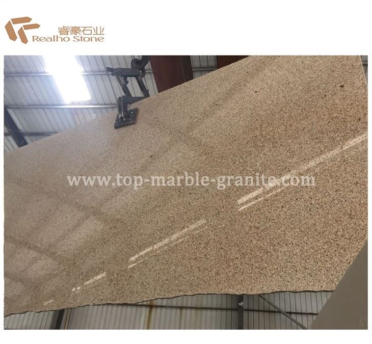 yellow granite paving slabs