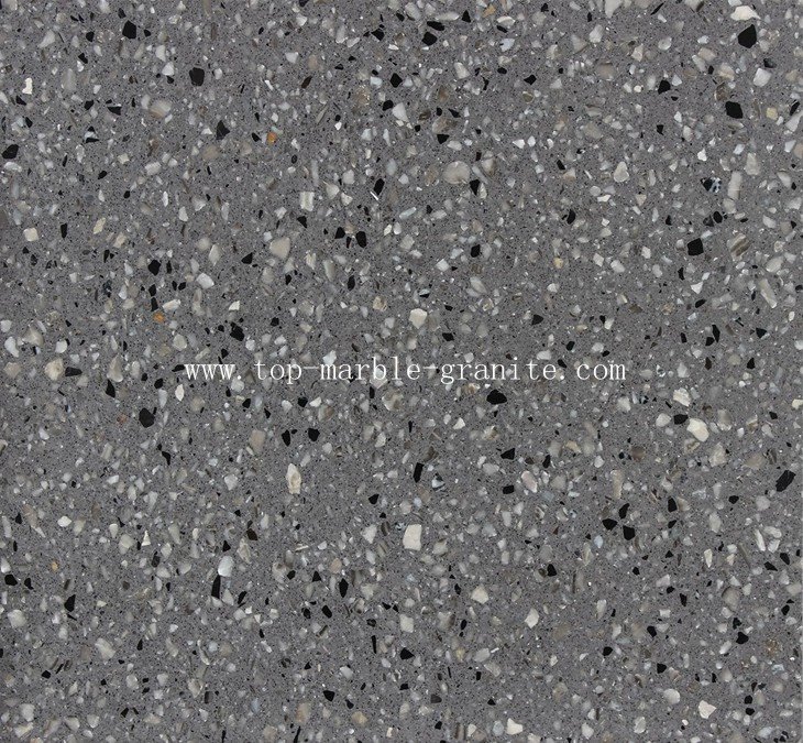 Terrazzo marble floor